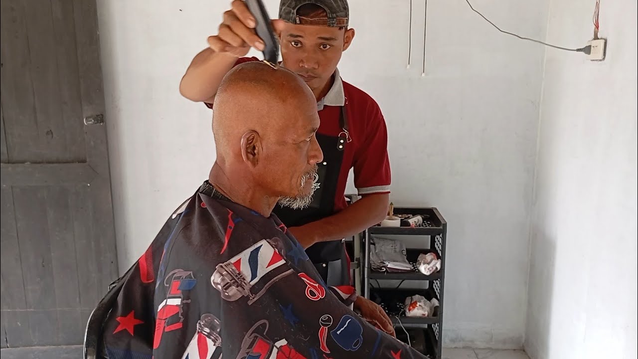 Potong rambut viral dengan satu alat