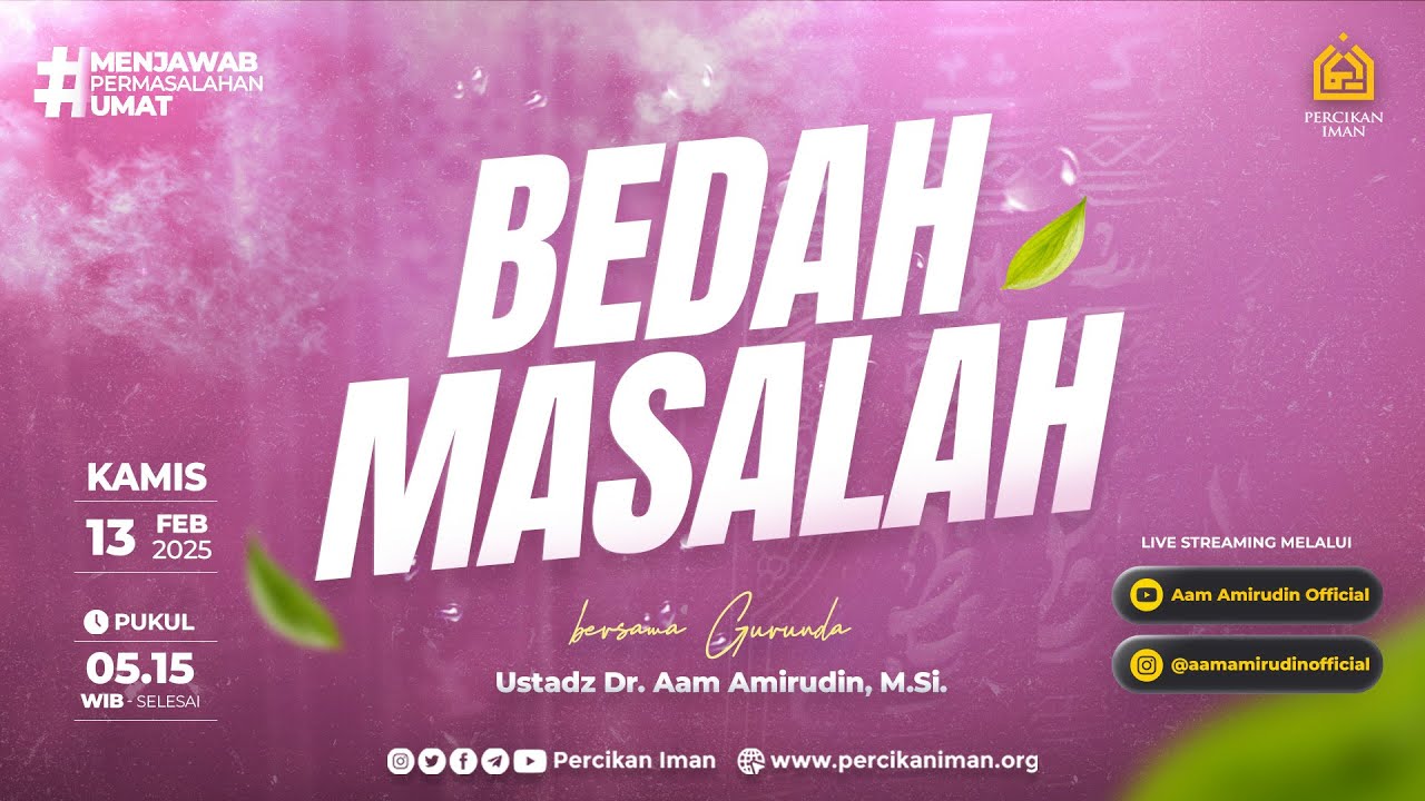 [LIVE] Bedah Masalah I Kamis, 13 Februari 2025