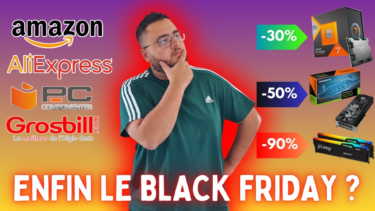 C’est maintenant ou JAMAIS 😱 Des prix Black Friday complètement FOUS sur le hardware ! 💻🔥