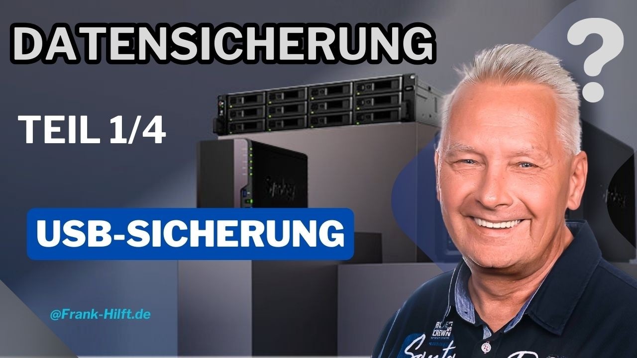 Synology Datensicherung einrichten Teil 1/ 3 - schnelle Sicherung auf USB-Stick
