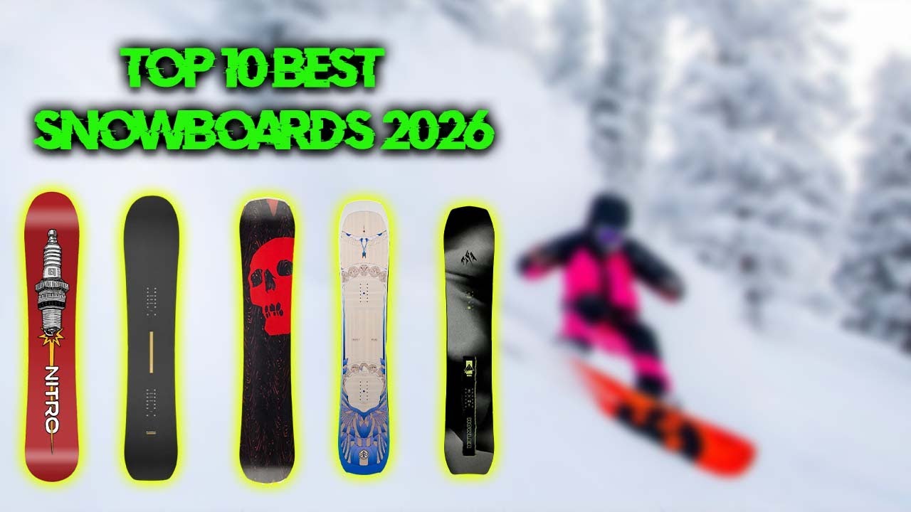 10 лучших сноубордов 2026 года | Полное руководство покупателя для всех райдеров