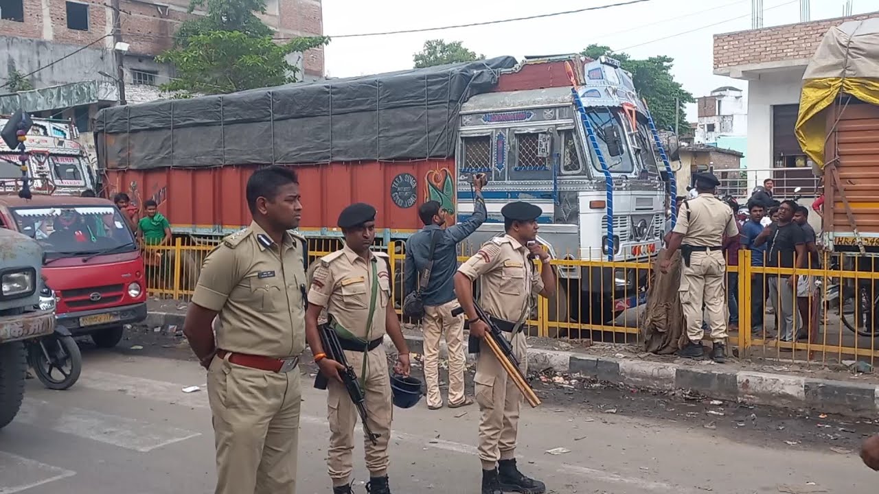 #muzaffarpur चांदनी चौक पर जाम को मुजफ्फरपुर #पुलिस के साथ खुद #SSP ने संभाला #मोर्चा आगें हुआ