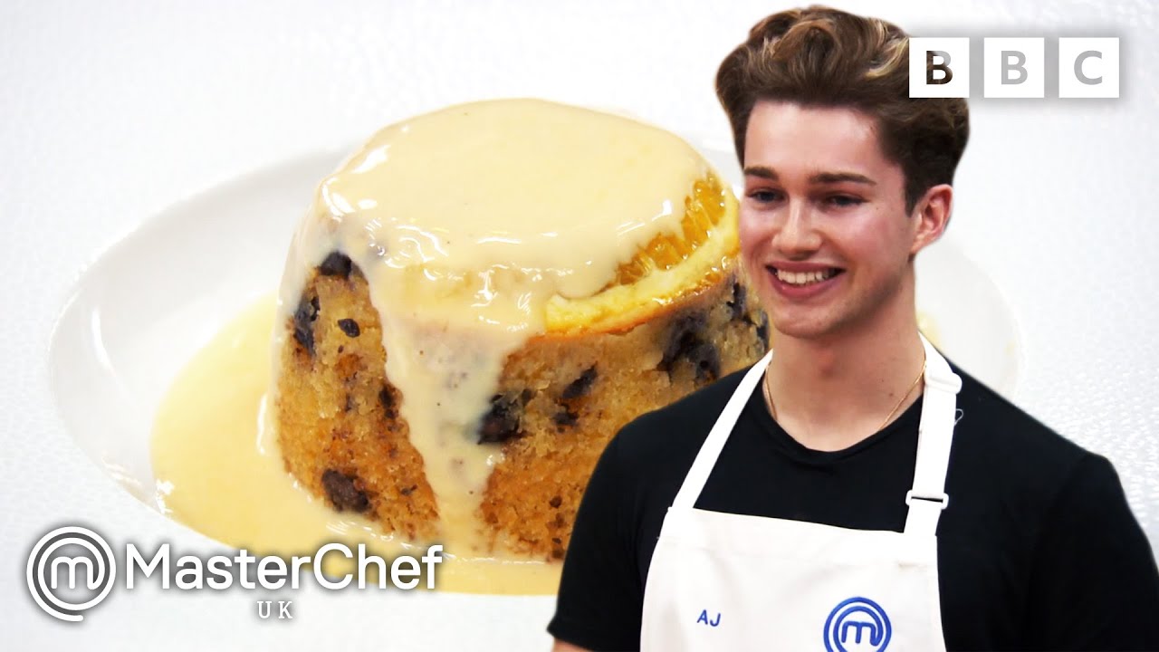 AJ Pritchard Gets Great Reviews On Orange Liquer and Chocolate Chip Pudding | MasterChef UK