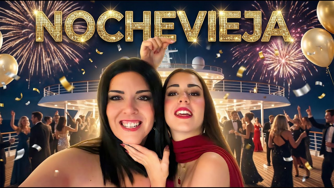Maquillo a mi madre para Nochevieja en el crucero ✨ 🚢