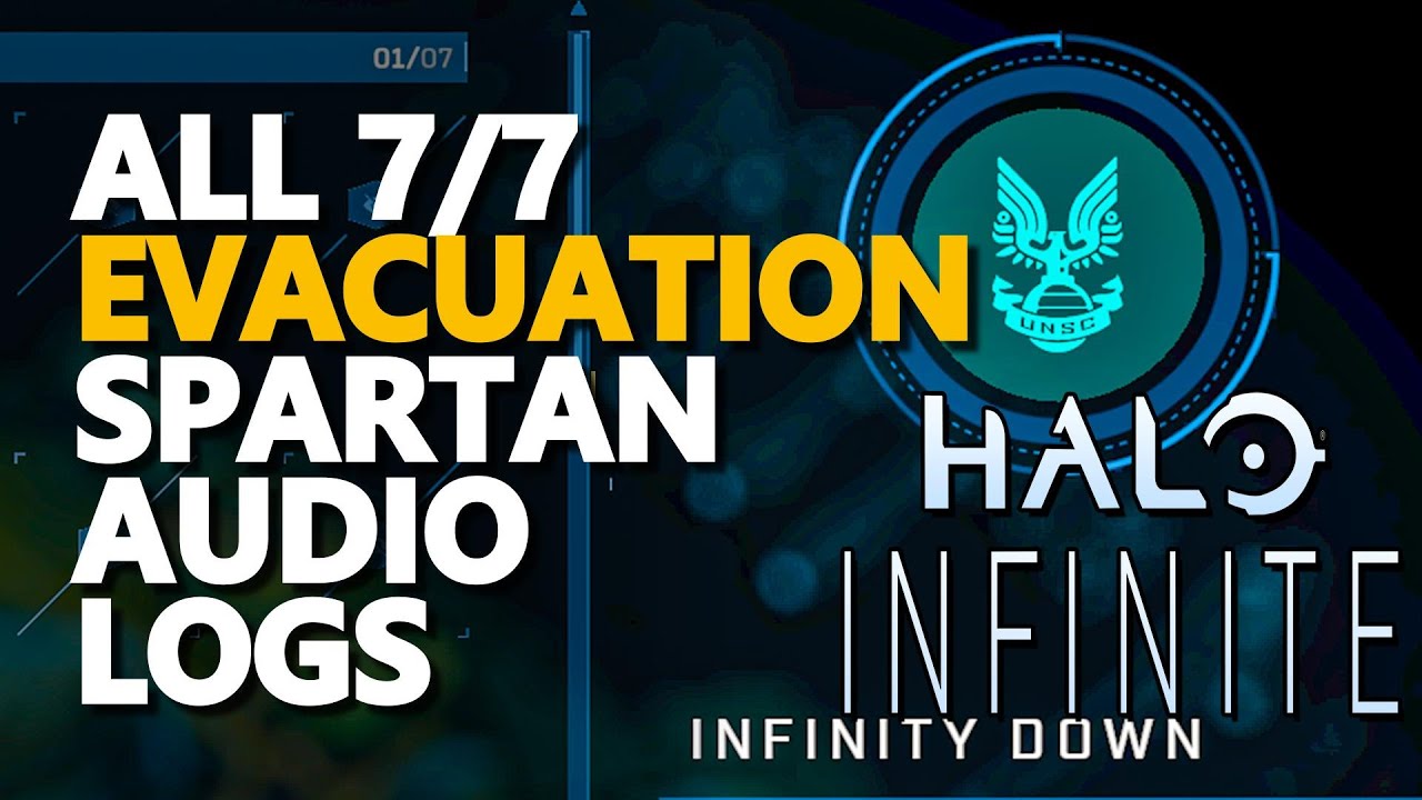 All Evacuation Spartan Audio Logs Halo Infinite
