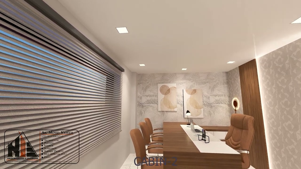 Modern Office Interior Walkthrough 💼✨ | Arch Interiors And Exteriors