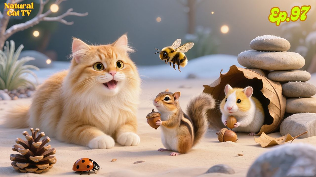 Natural Cat TV – Cat Joyful Trails Featuring Wildlife Motion and Cheerful Nature Ambience 🐾🌲
