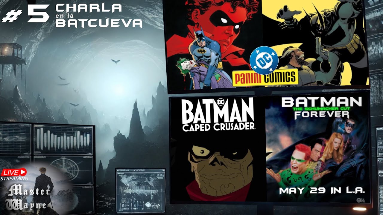 #5 CHARLA en la BATCUEVA | Schumacher Cut  PROYECTADO | CAPED CRUSADER Ep.2 | NOVEDADES DC Mayo