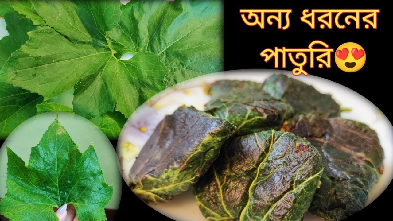 চালকুমড়ো পাতার পাতুরী | Chal Kumro Patar Bora/Traditional Bengali Recipe | Chal Kumro Patar Recipe