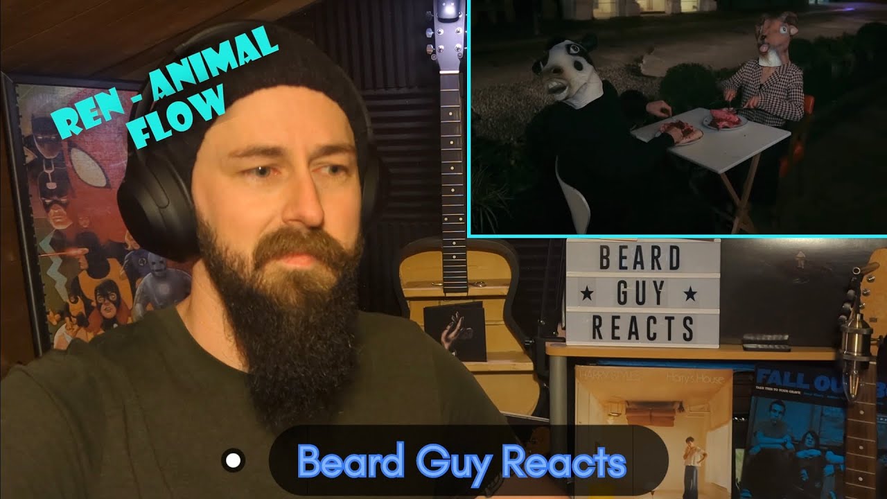 FULL BEAST MODE!! Beard Guy Reacts - Ren - Animal Flow