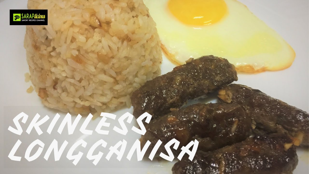 Skinless Longganisa Recipe | Longsilog