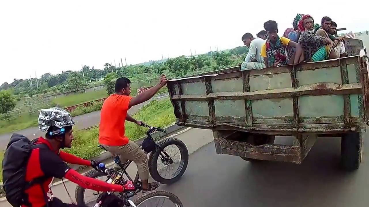GoPro: Drafting behind a bus