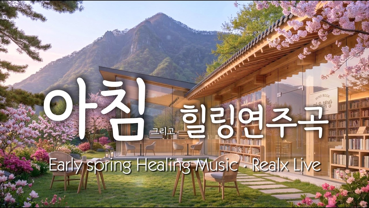 [🌸마음책방] 🌊 어지러운 생각을 정돈하는 투명한 음악 | 🔴Live Replay: Clear Focus & Transparent Morning Music