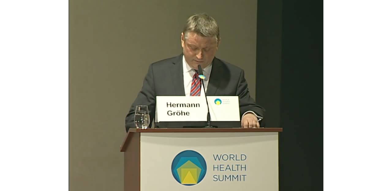 WHS 2015: Hermann Gr&ouml;he, Federal Minister of Health, Keynote