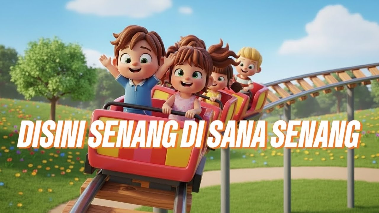 DISINI SENANG DI SANA SENANG | Lagu Anak Terpopuler 