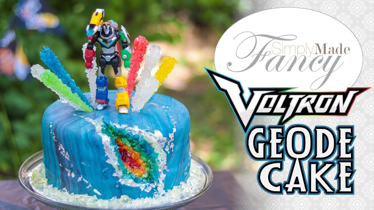 How I made a GEODE Birthday Cake - Voltron Themed