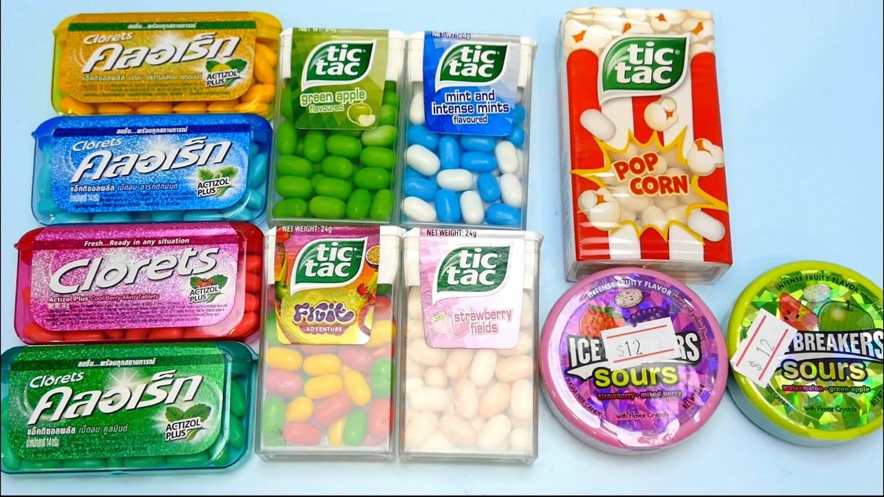 Tic Tac, Ice Breakers & Clorets Candy Collection Unboxing Video