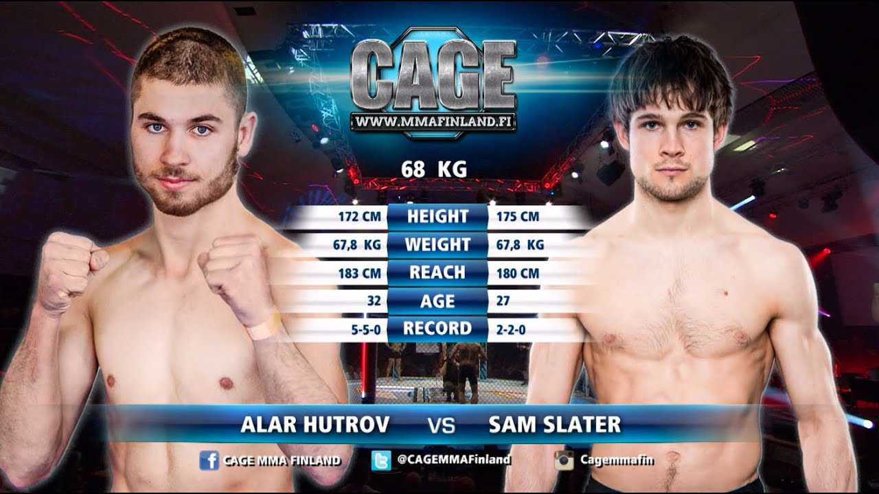 CAGE 53 Hutrov vs Slater Full Fight MMA