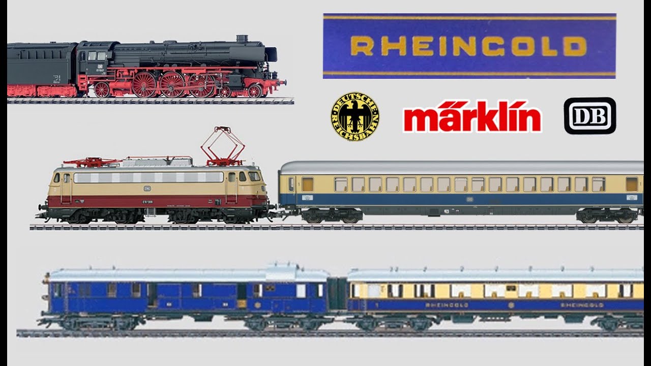 Meine Modellbahn Traumanlage: Der Rheingold-Express als Modell & die Historie des Vorbilds