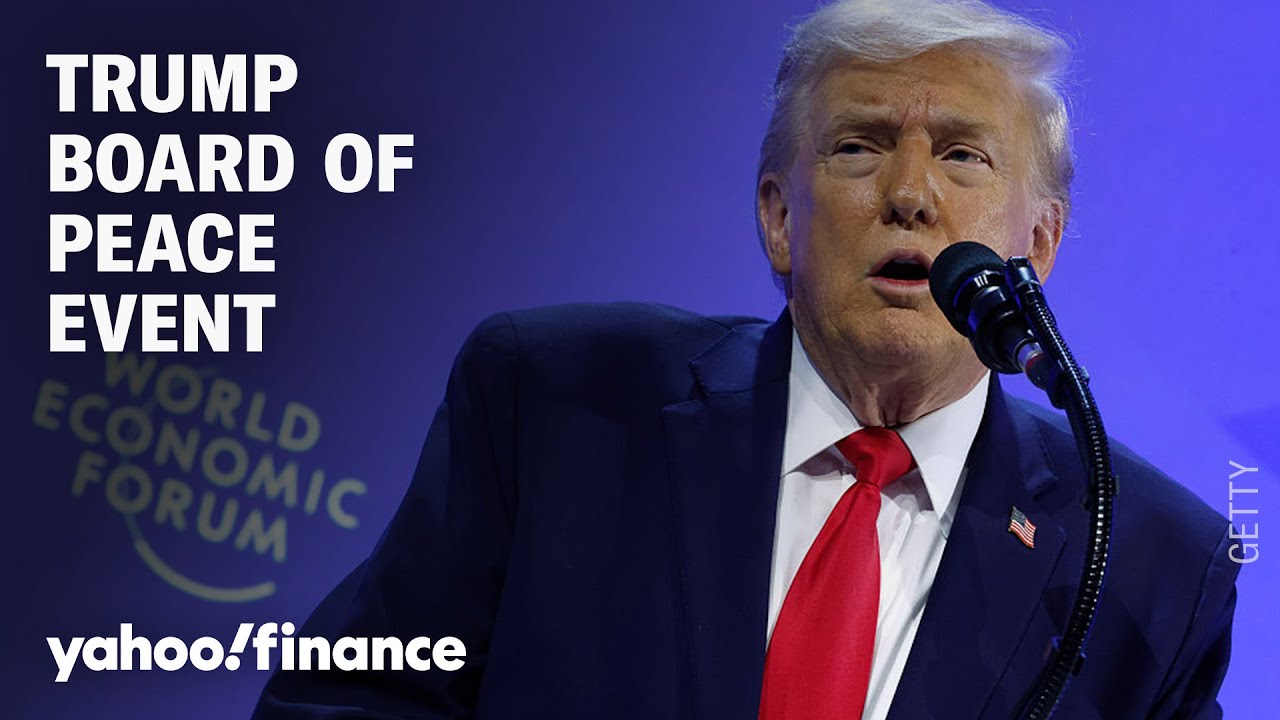 President Trump participates in the Board of Peace Charter announcement