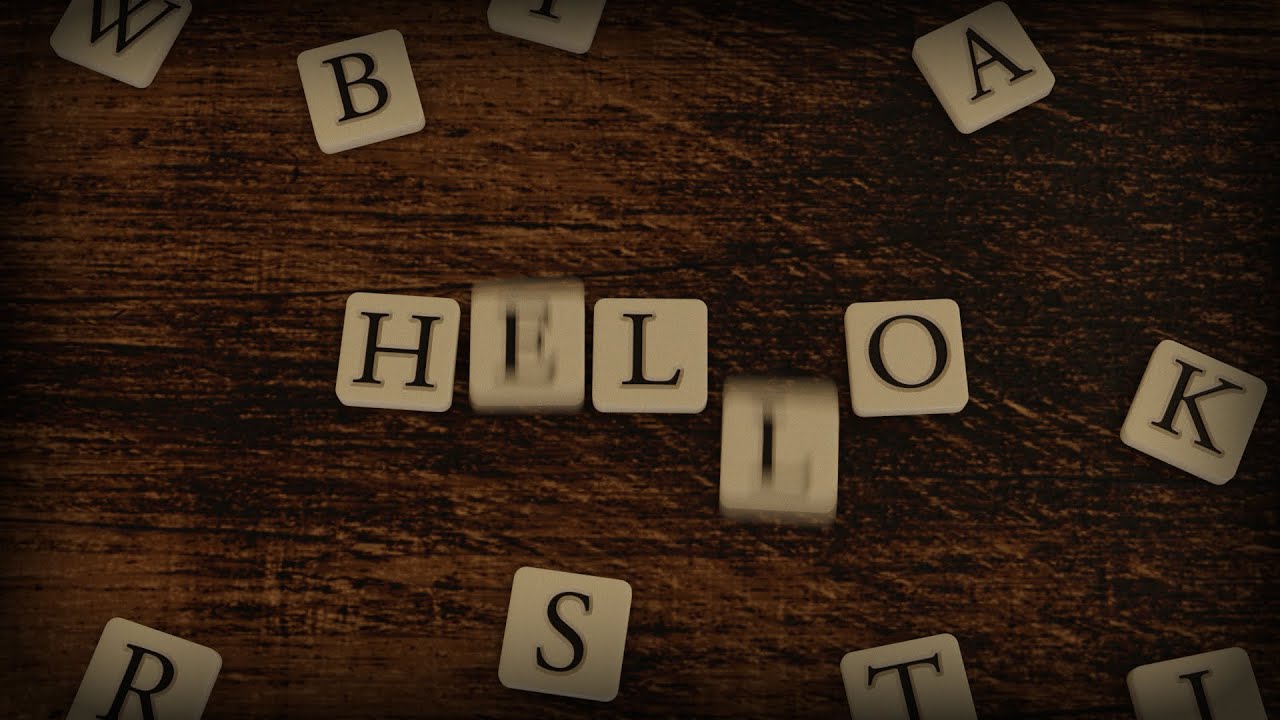 Movie Title Intro: Blender 3D Tutorial - Word Scramble