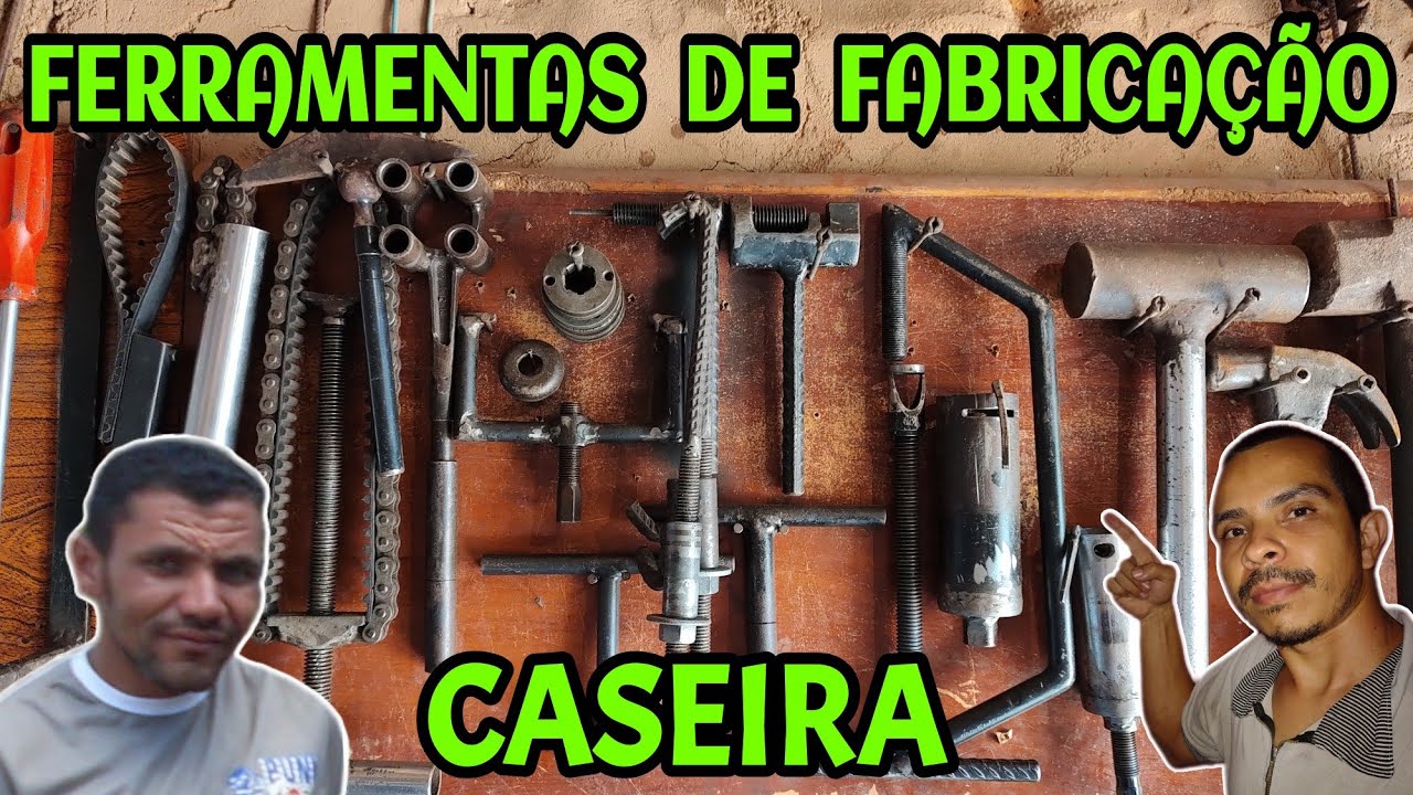 S&Oacute; FERRAMENTAS CASEIRAS! na Oficina de Moto E Carro #gmco mofazer #inventions #feitoamao
