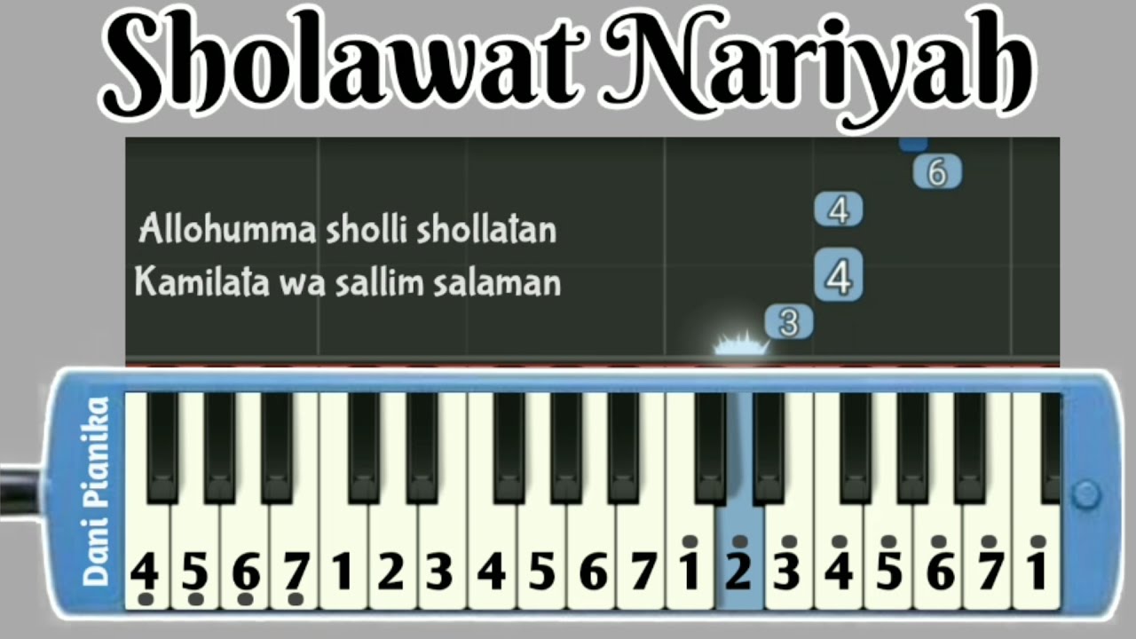 Sholawat Nariyah - Not pianika