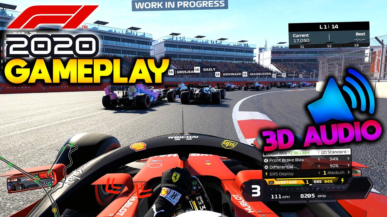Vettel Hanoi VIETNAM Race! 3D Audio? F1 2020 Gameplay