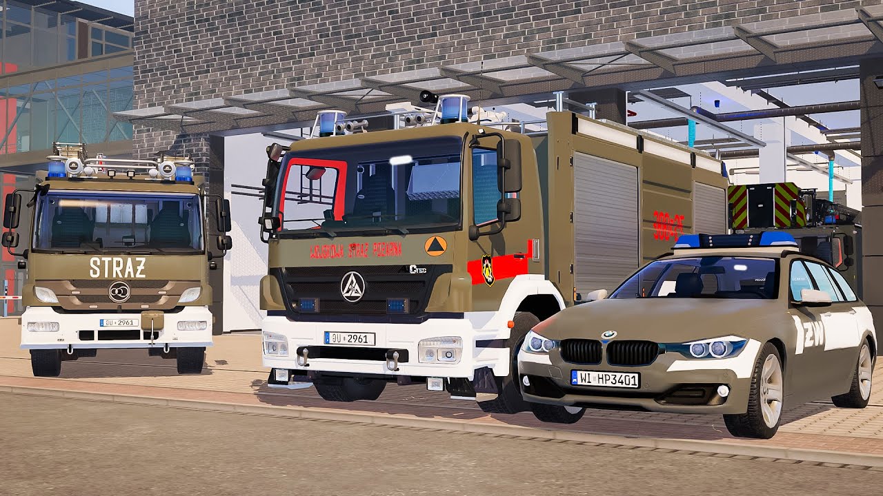 Emergency Call 112 &ndash; German Military Police & Multiple Firefighters on Duty | Emergency 4K