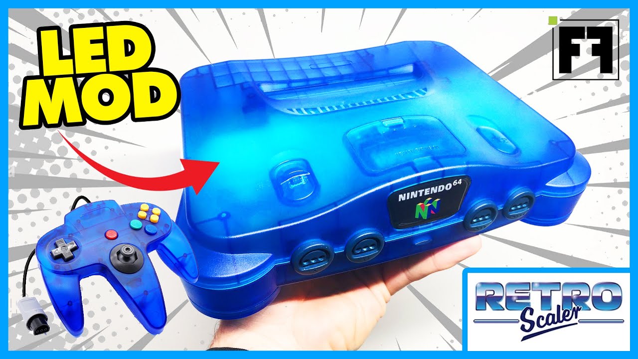 Преображение NINTENDO 64 с помощью LED Mod: проект «ВОССТАНОВЛЕНИЕ»