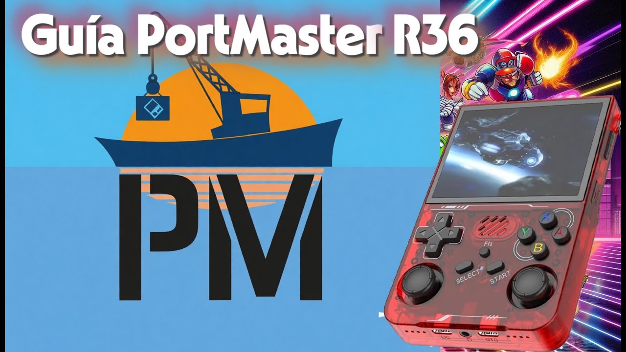 PortMaster como instalar en R36S, R36XX o cualquier otra R36 | Como instalar ports y temas