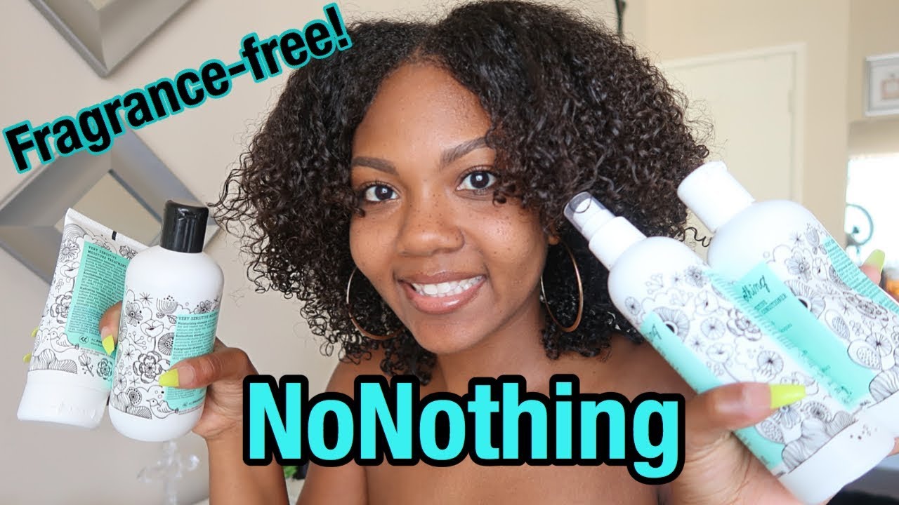 TRYING FRAGRANCE-FREE MOISTURIZING CURLY HAIR PRODUCTS! FT. NO NOTHING