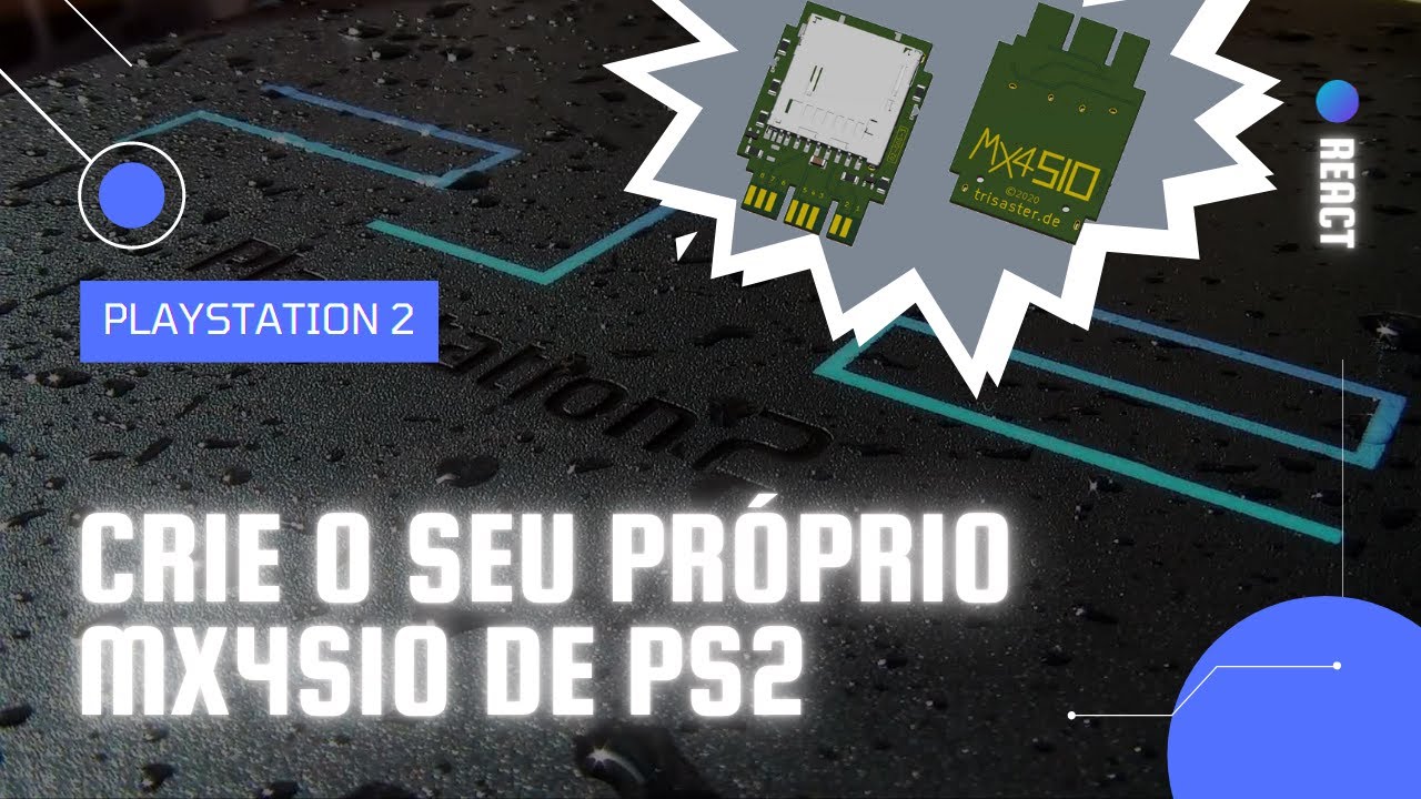 COMO CRIAR O SEU PRÓPRIO MX4SIO | MEMORY CARD ADAPTADO PARA PLAYSTATION 2 | REACT