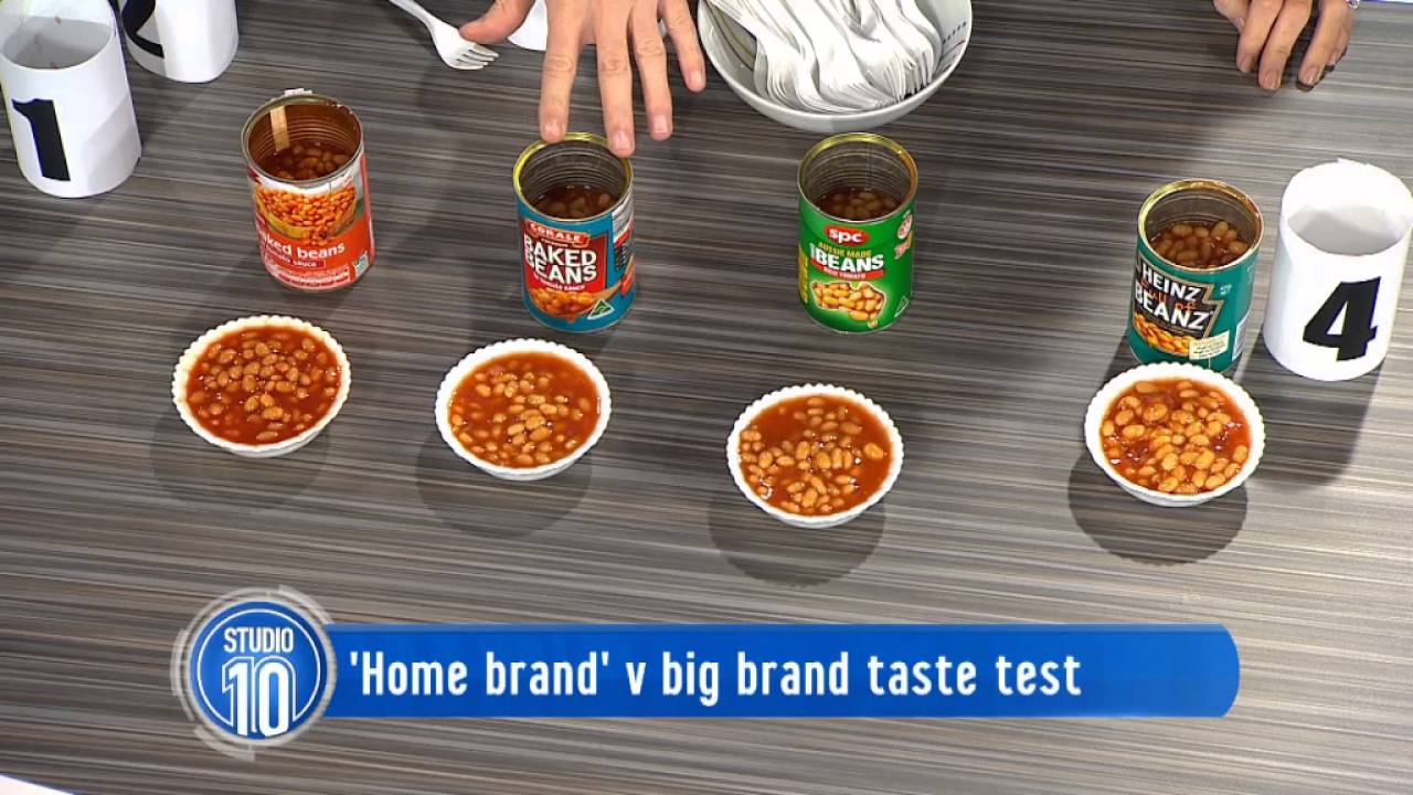 'Home Brand' v Big Brand Taste Test