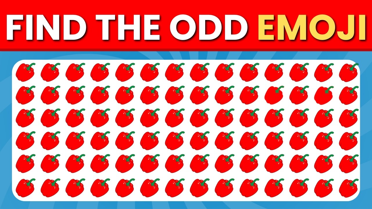 Find the ODD Emoji Out - Extreme Edition 🤩🔥💩 | 30 Questions - Emoji Challenge