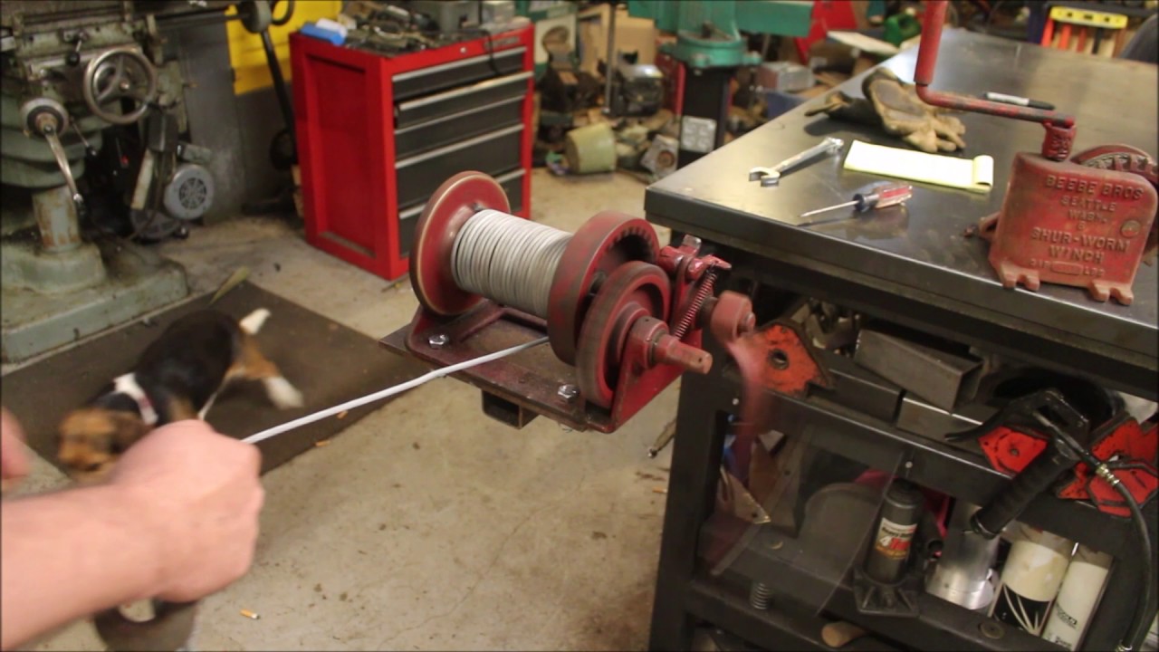 Manual Hand Crank Winches Gold Foundry & Machine works +Beebe Bros