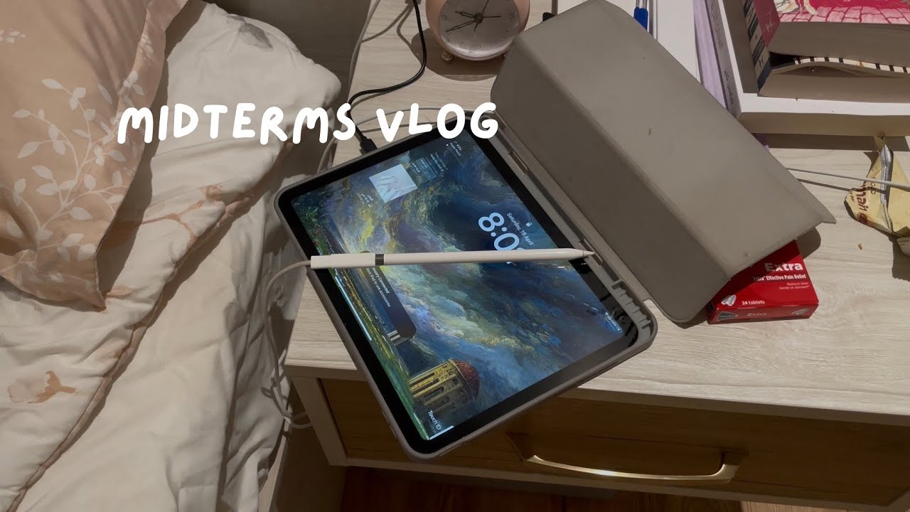 Midterm STUDY VLOG | فلوق مذاكرة ميدات
