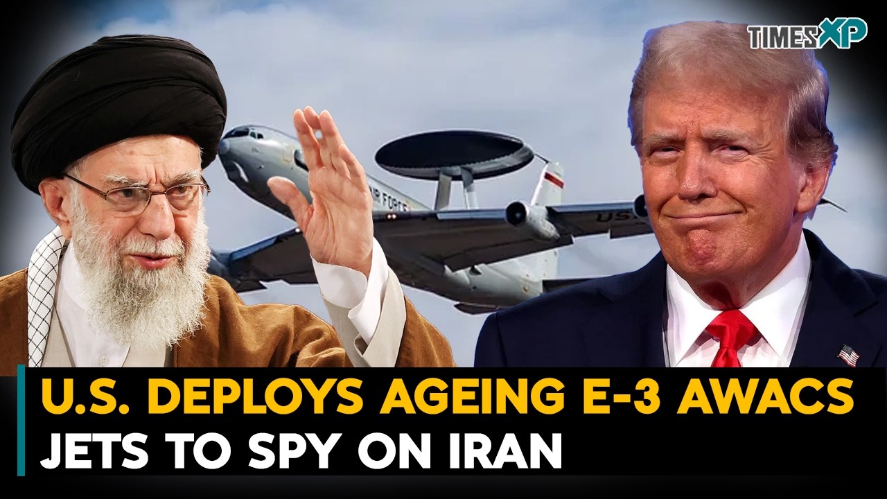U.S. Deploys Ageing E-3 AWACS Jets To Spy On Iran| Iran-Israel War