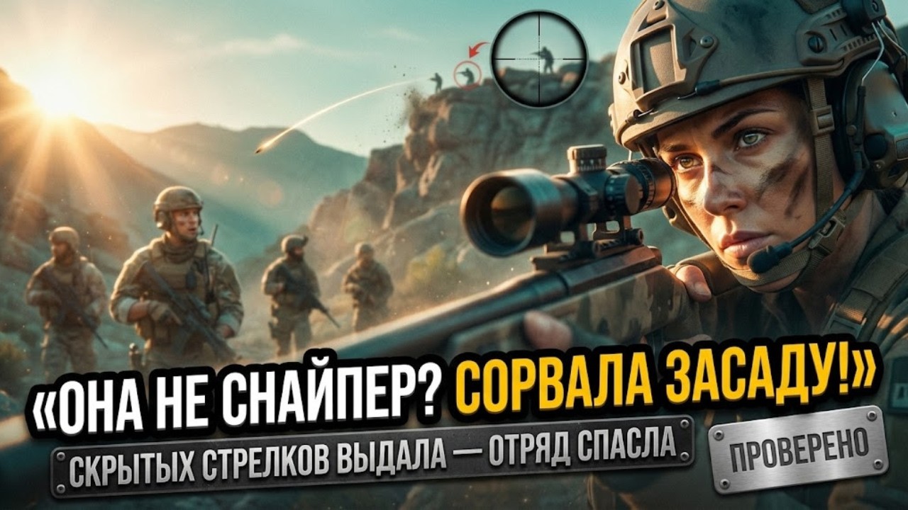 Они недооценили её… пока она не вычислила 7 скрытых снайперов противника
