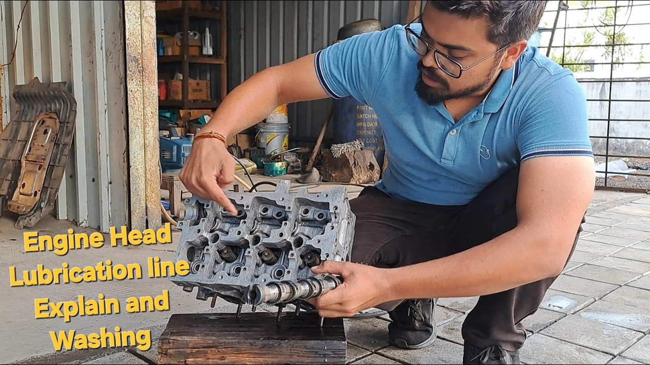 Explain Engine Oil Path and Head Washing