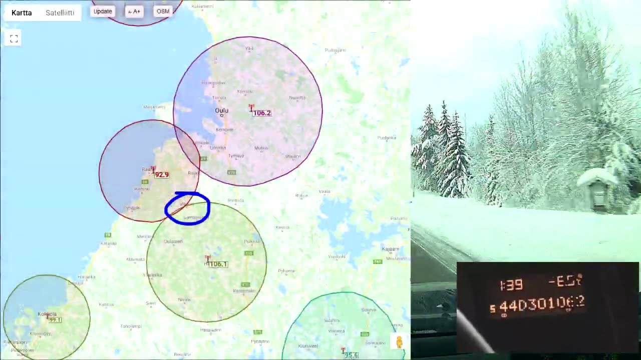 RDS AF test - VDO CDR500