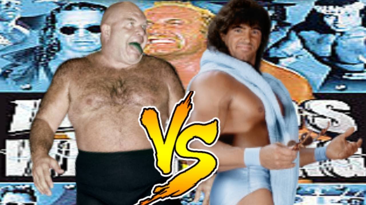 Legends of Wrestling 1 George The Animal Steele vs Rick Martel