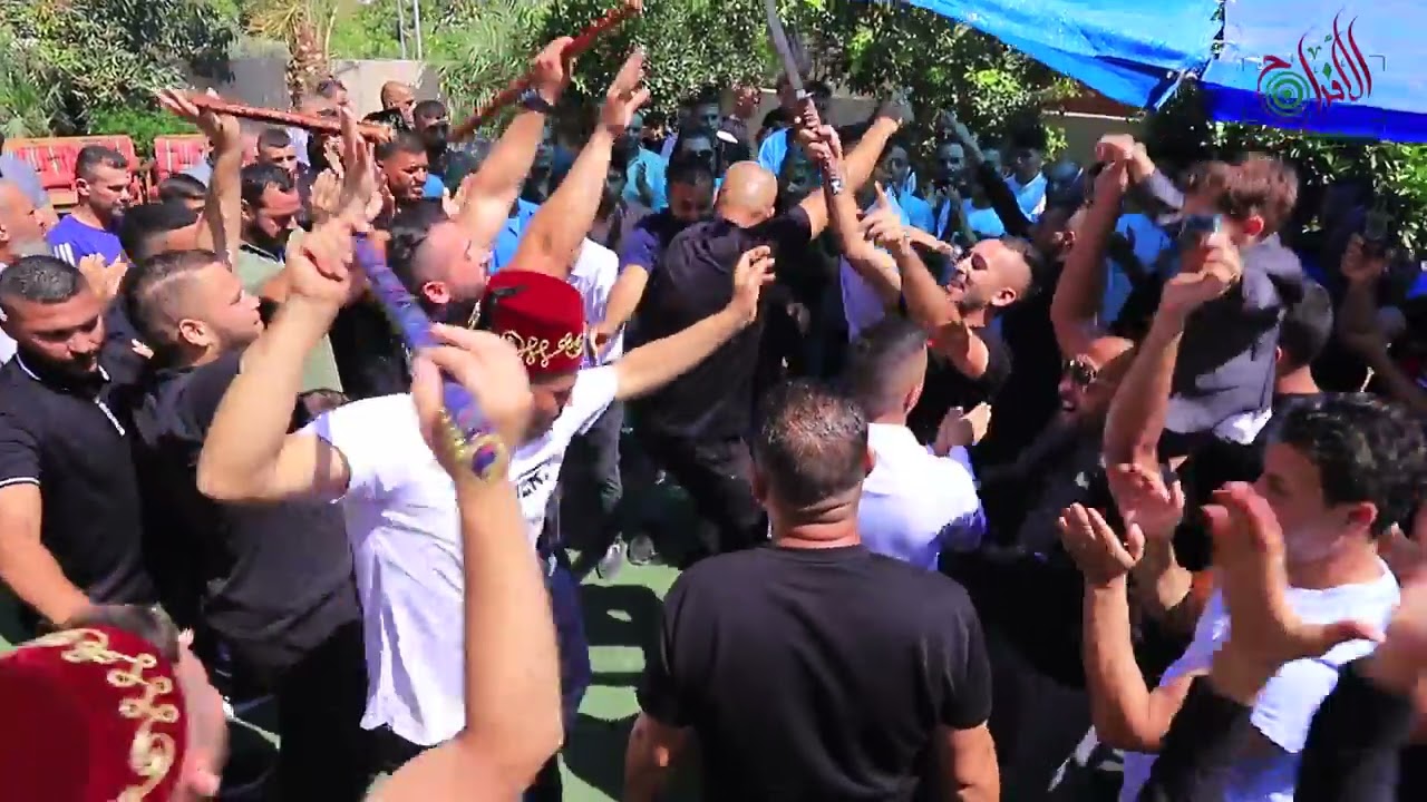 حلاقه العريس الغالي داود اديب الجدع - بقياده الفنان جعفر شحاده 🔥💥🔥💥