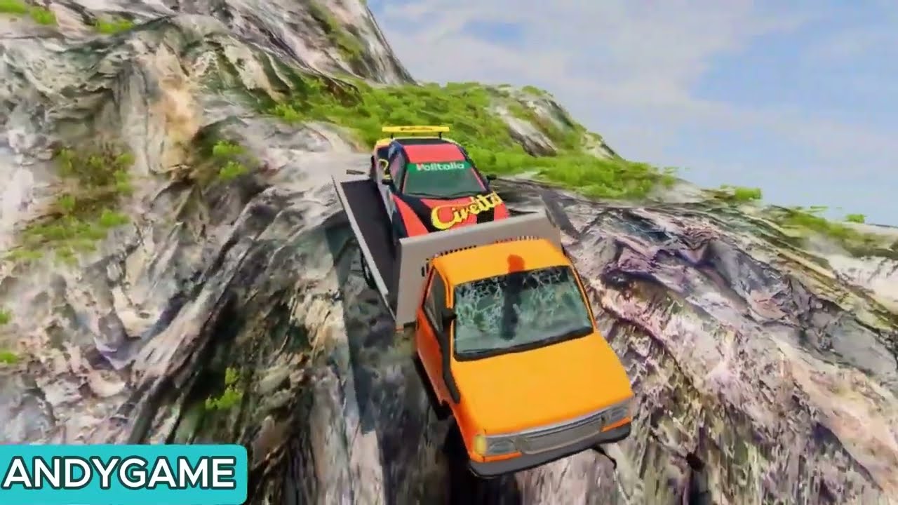 Cars vs Cliff #319   BeamNG DRIVE