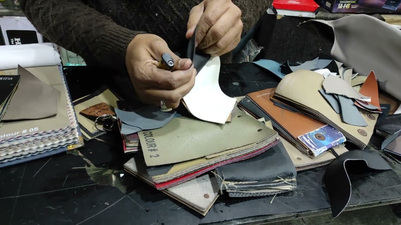 Seat poshish leather right quality material #lahore #umairalicarposhish #artificialleather