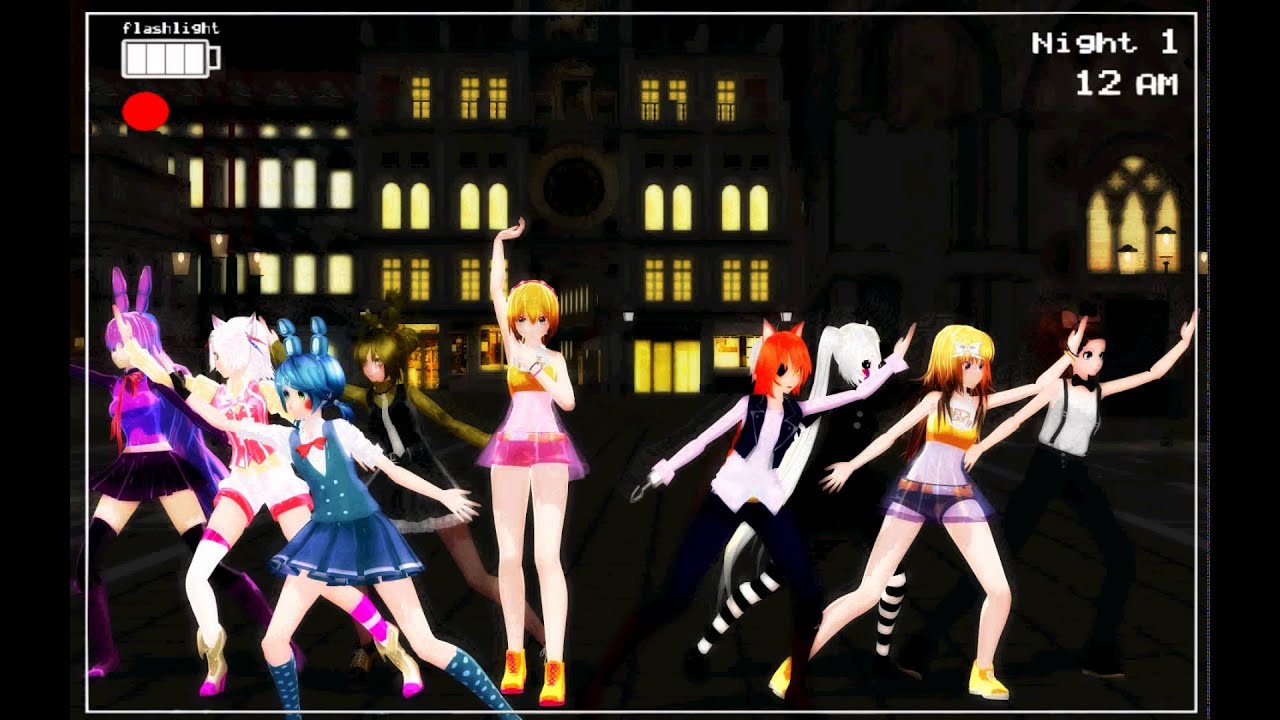 [MMD x FNaF] 123