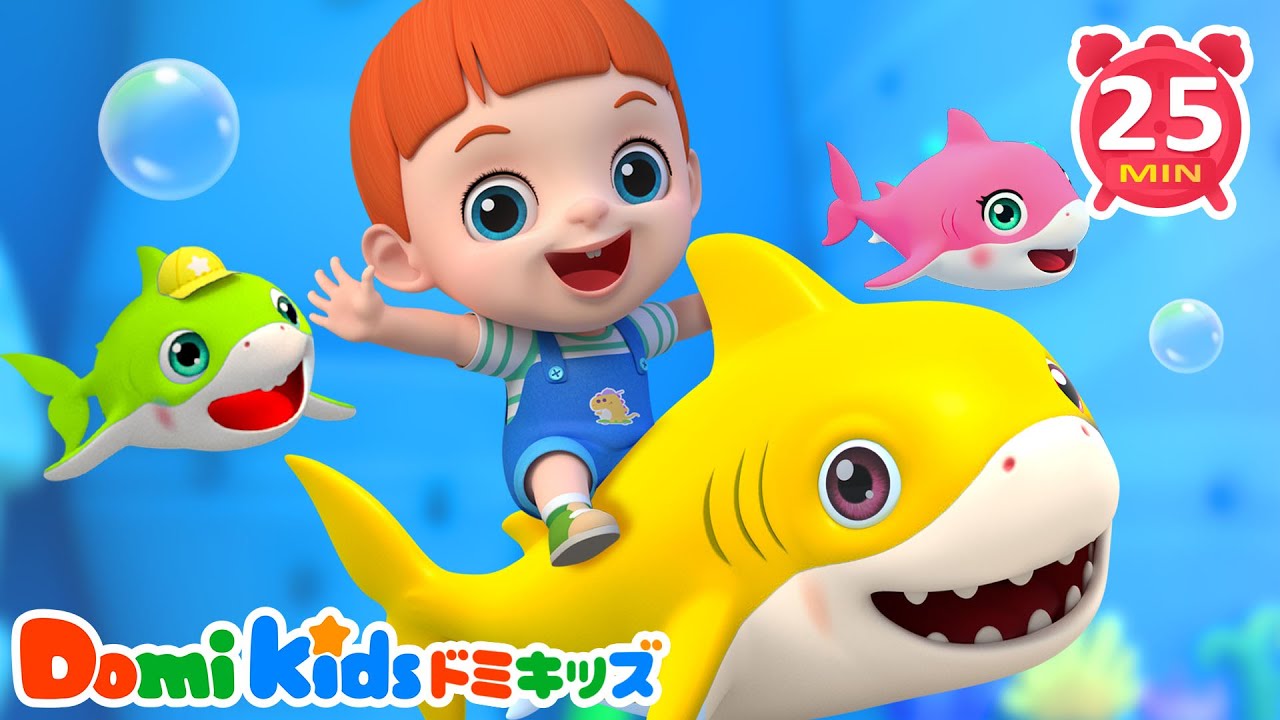 🦈ベイビーシャーク｜🖐️ゆびゆびファミリー｜動物と遊ぼう｜色の歌｜童謡人気曲メドレー｜LEFUN Kids TV 日本語