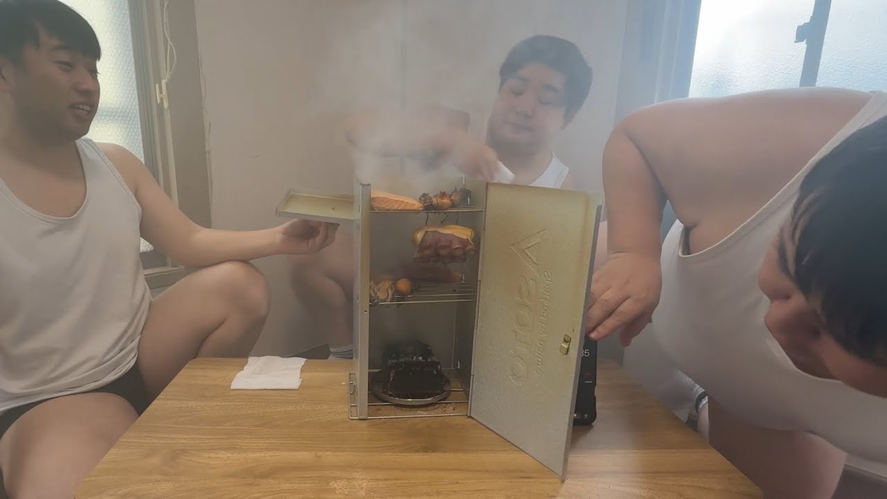 燻製器で部屋海鮮スモーク！