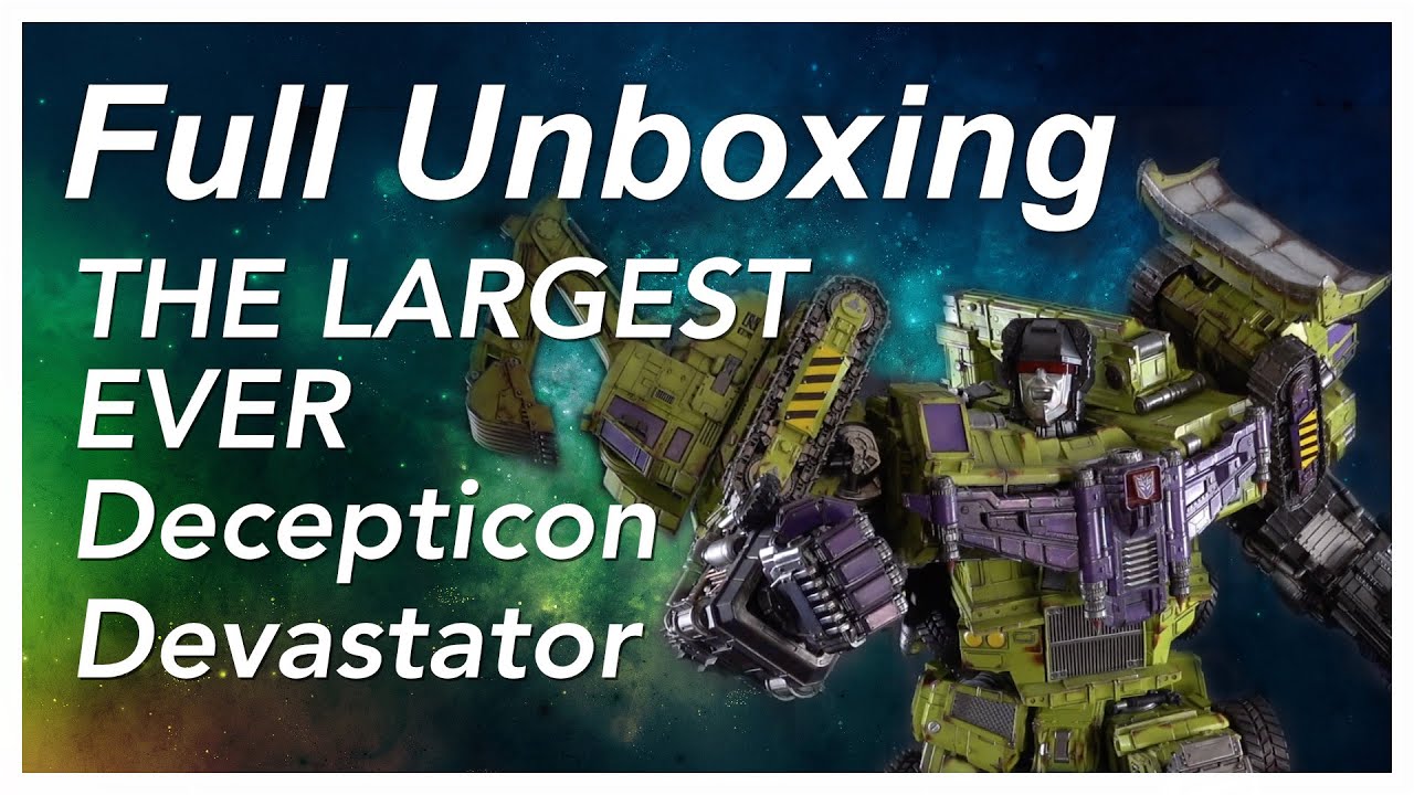 The Largest Ever Transformers G1 Decepticon Devastator - Imaginarium Art - FULL UNBOXING