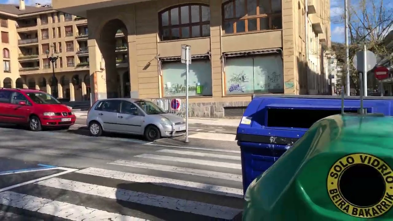 Caminando hacia el Centro de Ordizia